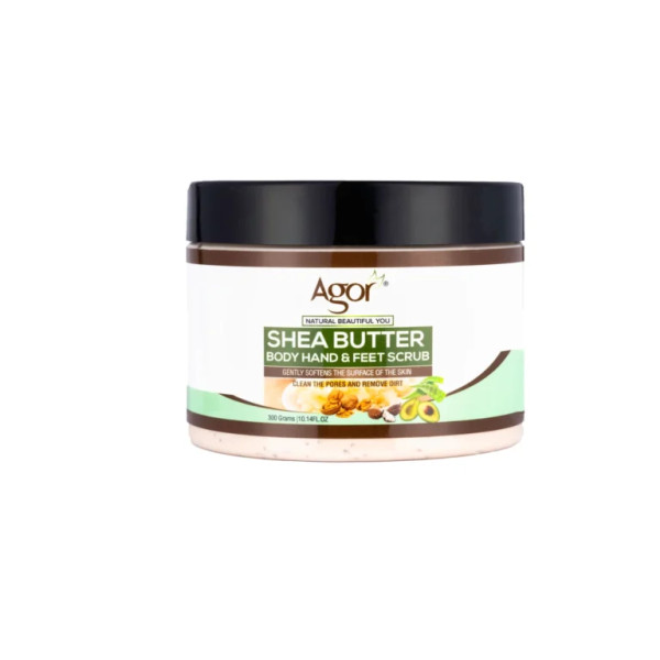Agor Shea Butter Body Hand & Feet scrub (300 g)