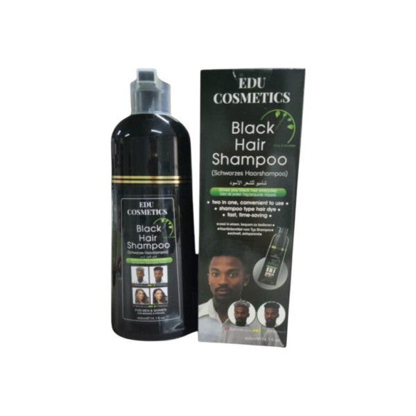 Black hair shampoo