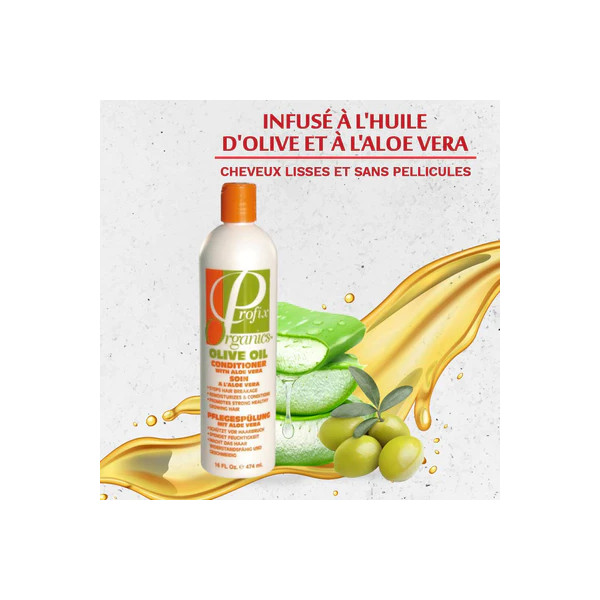 Profix Organics Olive Oil Conditioner with Aloe Vera 474ml